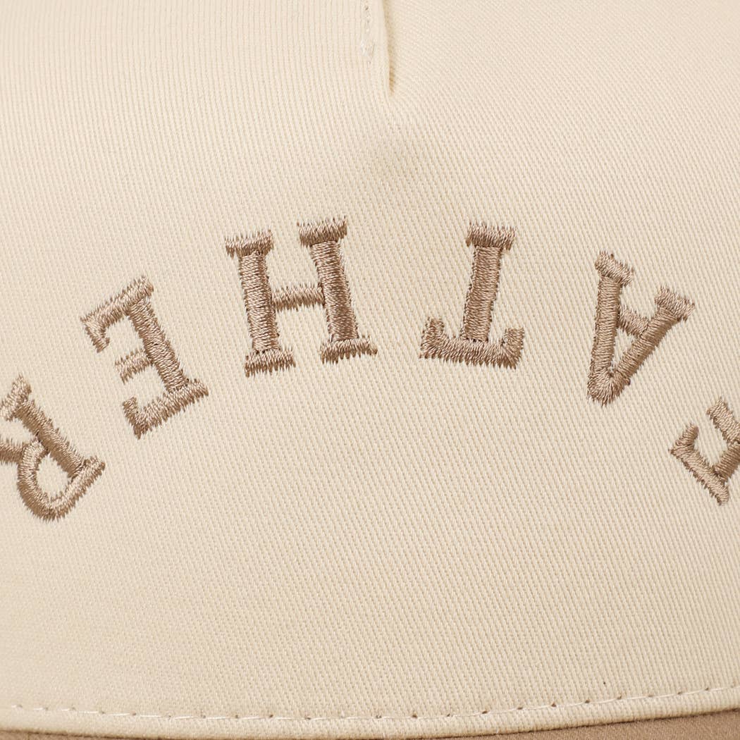 FATHER Upside Down Embroidery Two Tone Cap, view 10